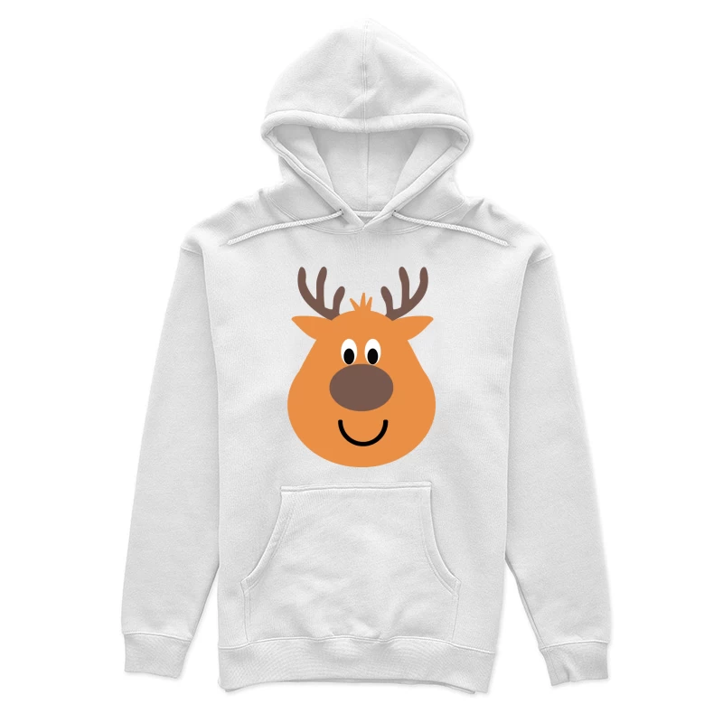 Visage de renne joyeux Femme Sweat à capuche