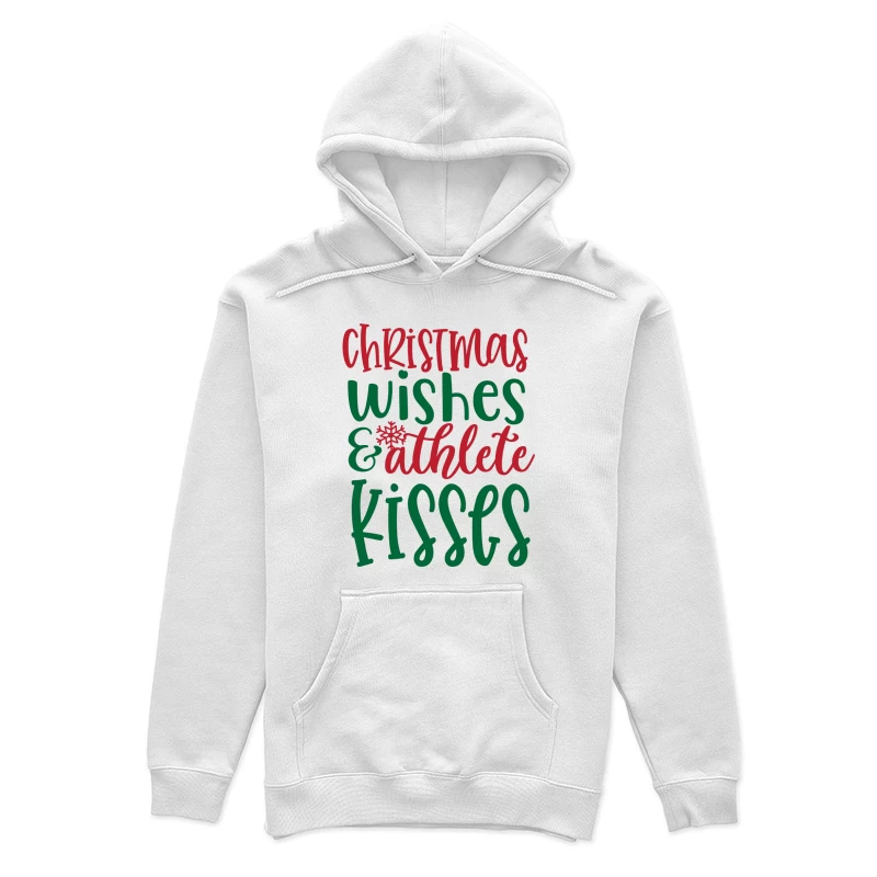 Vœux de Noël et baisers d'athlète Femme Sweat à capuche