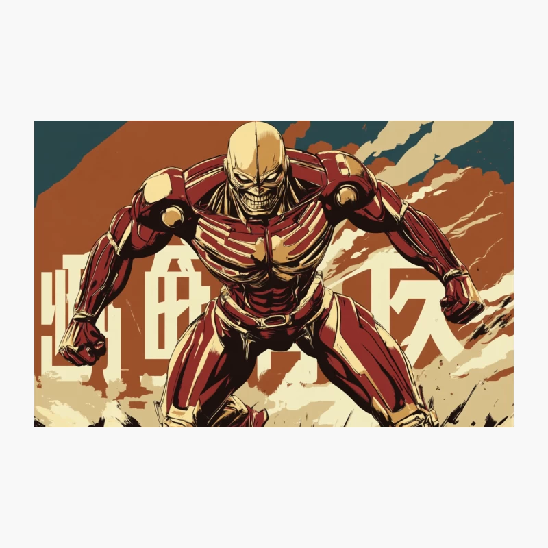 Colossal Titan Wreaks Havoc in Urban Landscape Travel Mug