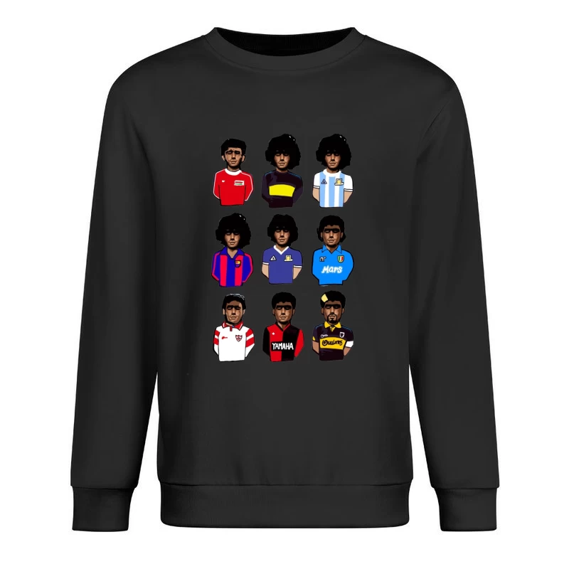 Retro Football Legends - THE MARADONAS Male Pullover Sweatshirt