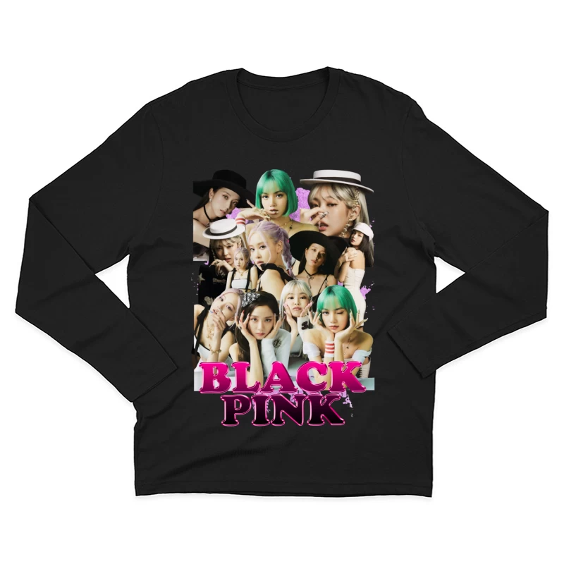 BLACKPINK: K-pop Girl Group Fashion Poster Male Long Sleeve T-Shirt