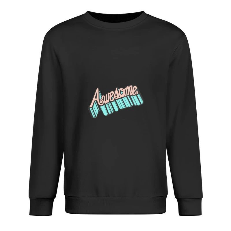 Erstaunlicher Schriftzug mit Retro-Touch Herren Pullover Sweatshirt
