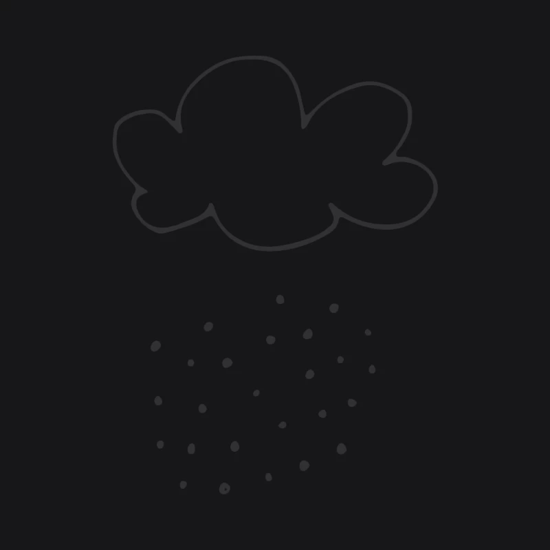 Nuage avec Chute de Neige Femme Sweat à capuche