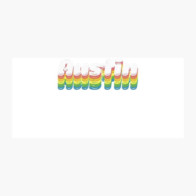 Austin, Texas  Typography design Coffee Mug