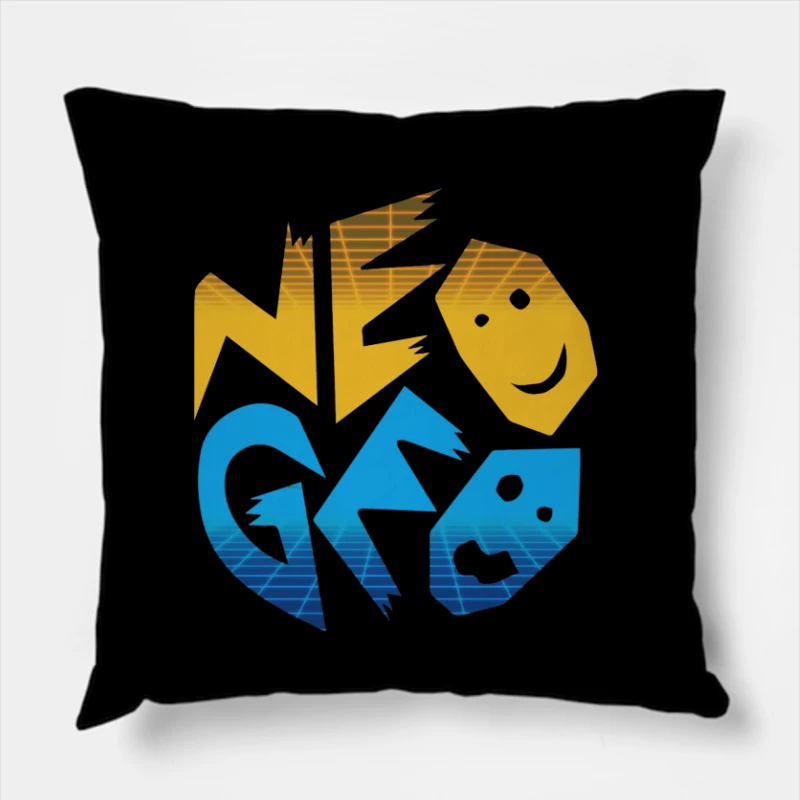 Neo Geo Throw Pillow