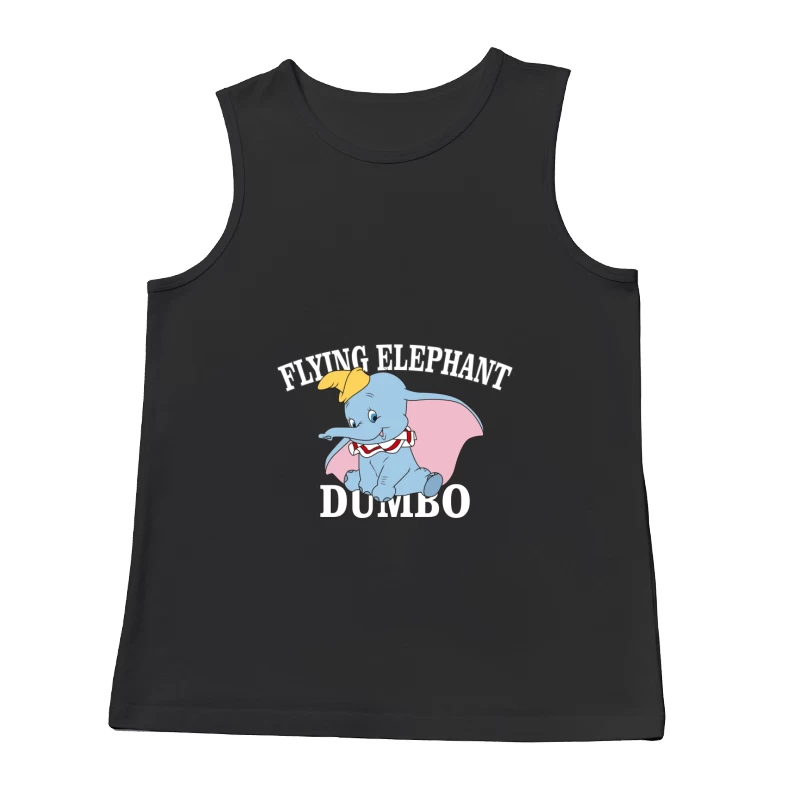Fliegender Elefant Dumbo Illustration Herren Tanktops