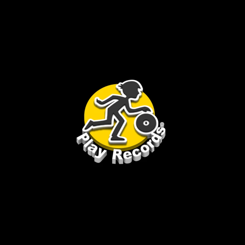 3D Play Records Logo Desk Mat