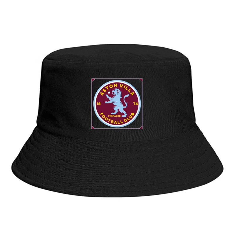 Aston Villa Football Club Historic Crest with Rampant Lion Bucket Hat