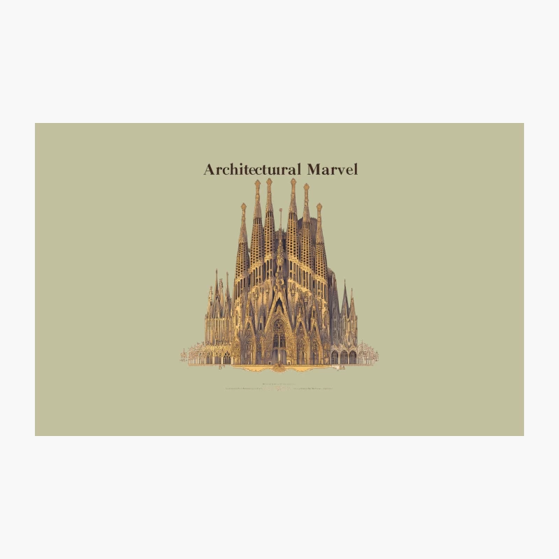 Architectural Marvel: Barcelona's Iconic Sagrada Familia Travel Mug