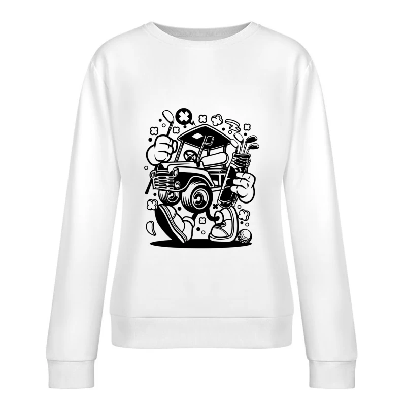 Squelette de chat avec tête Femme Sweat-shirt à enfiler