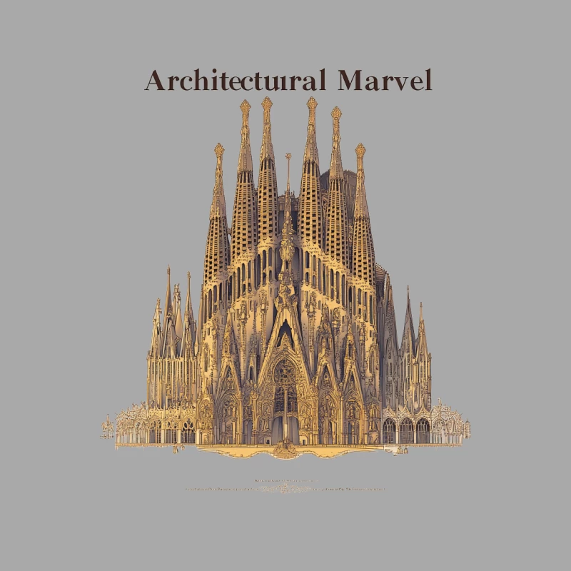 Architectural Marvel: Barcelona's Iconic Sagrada Familia Female Pullover Hoodie