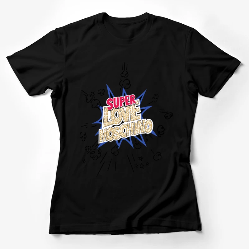 Superhelden-Liebe Moschino Design Damen T-Shirt