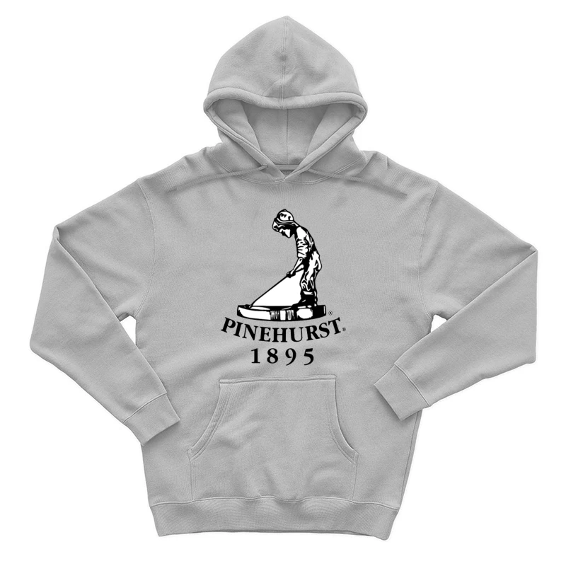 Pinehurst Golf Resort Historic Logo Since 1895 Male Pullover Hoodie