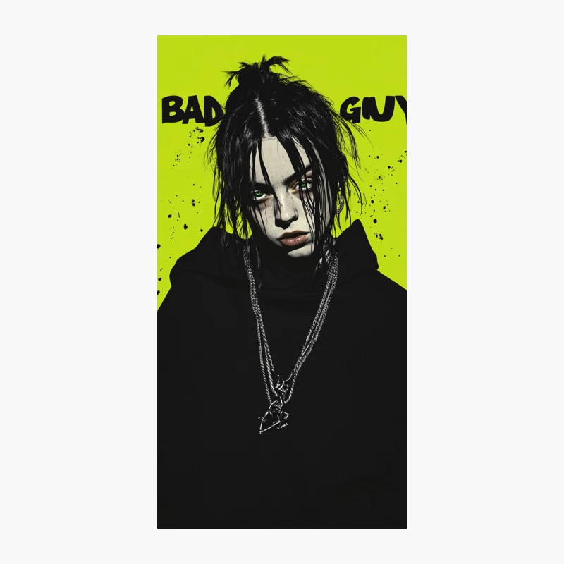 Moody Music Artist Portrait with Dark Aesthetic iPhone Case