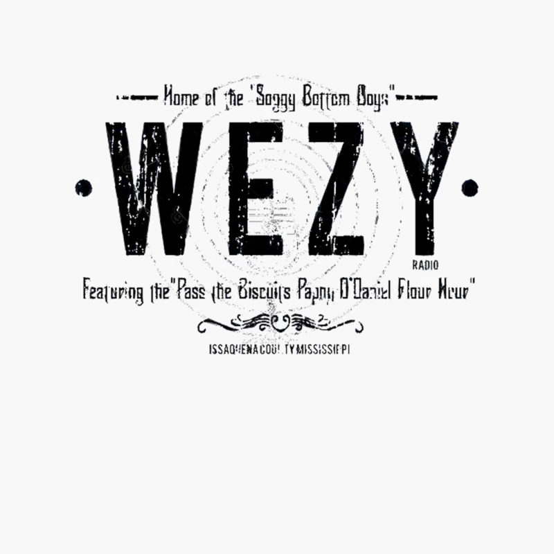 Radio Station WEZY Cotton Tote Bag