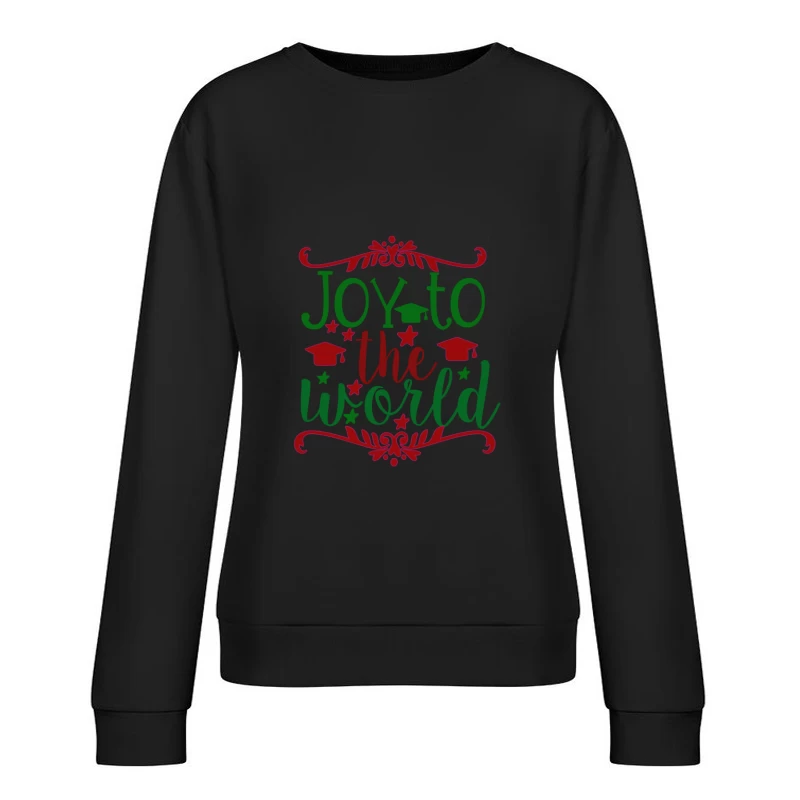 Joyeux Noël universitaire avec style Femme Sweat-shirt à enfiler
