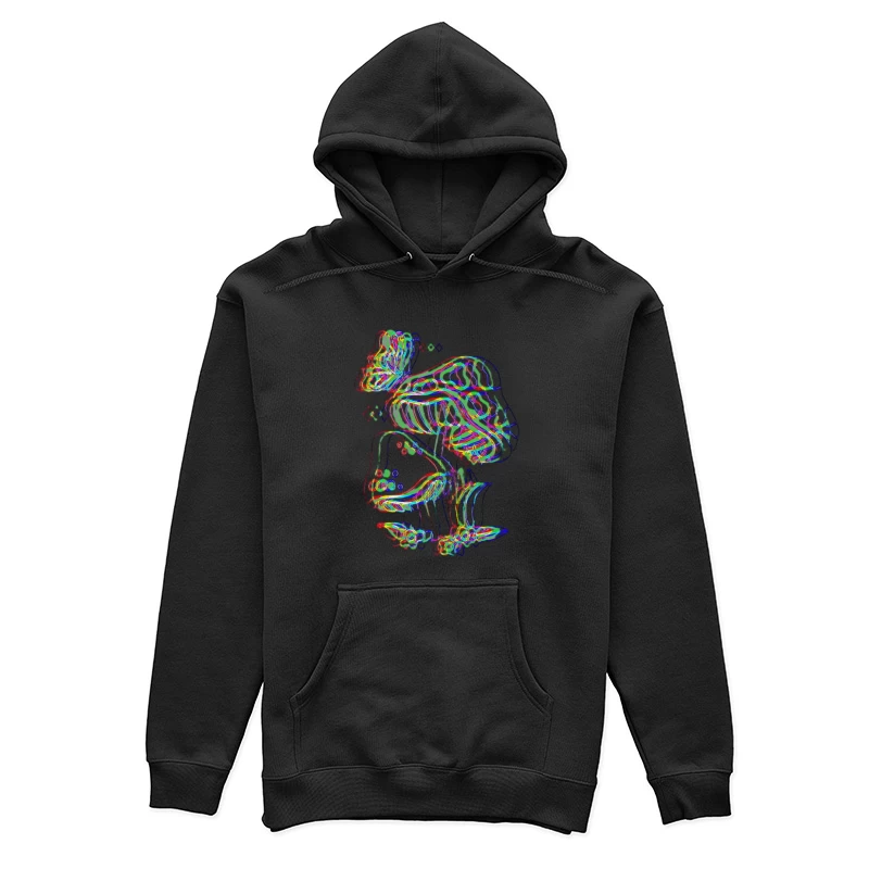 Symbolisme Psychédélique des Champignons Femme Sweat à capuche