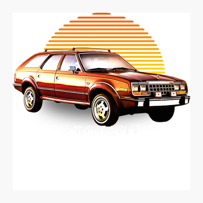 AMC Eagle  Retro Classic Car Lover Design Pin