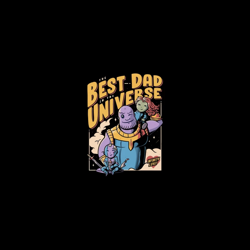 Best Dad in the Universe Comic Art Coffee Mug