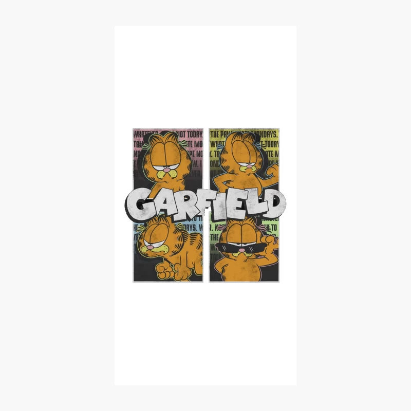 Garfield: The Grumpy Orange Cat in Various Moods iPhone Case