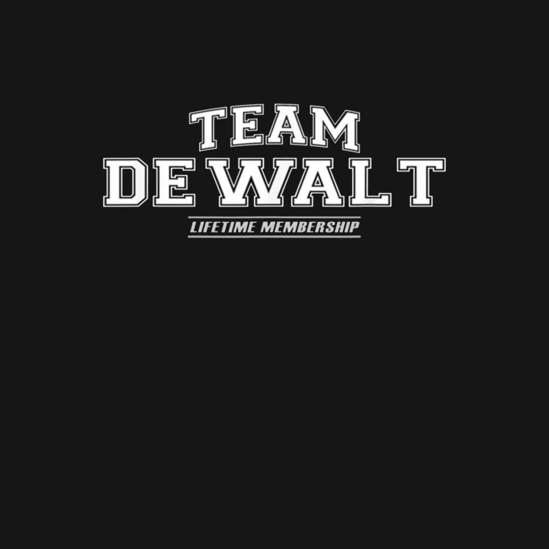 Team DeWalt Lifetime Membership Logo Design Female Long Sleeve T-Shirt