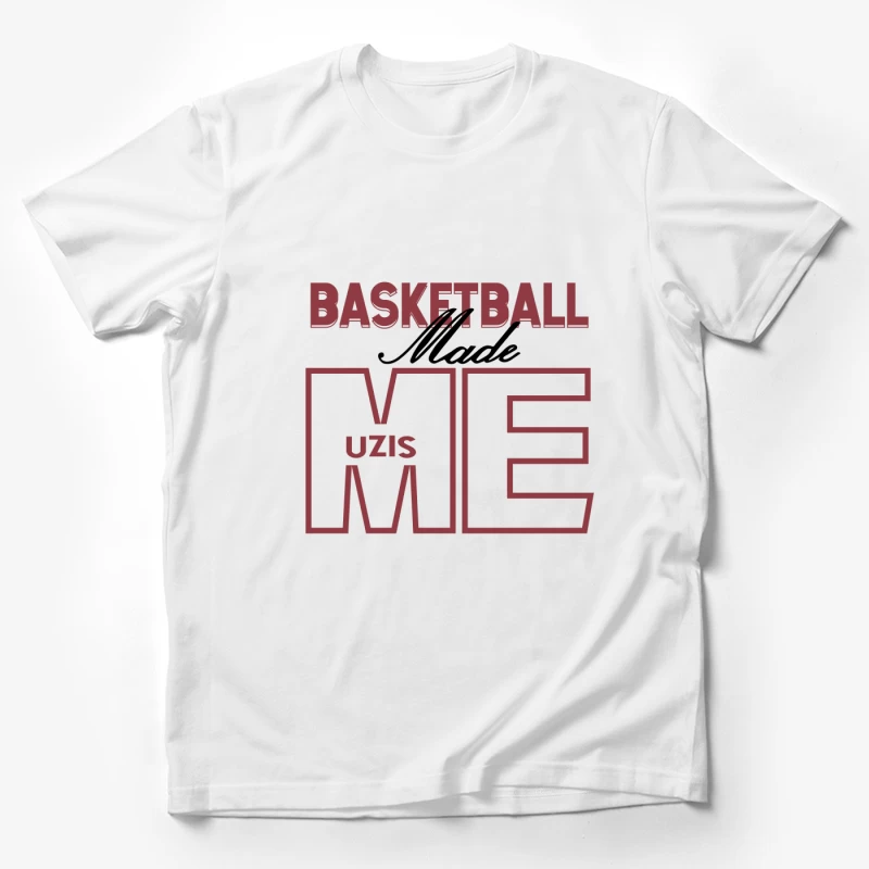 Basketball Me Uzis Design Herren T-Shirt