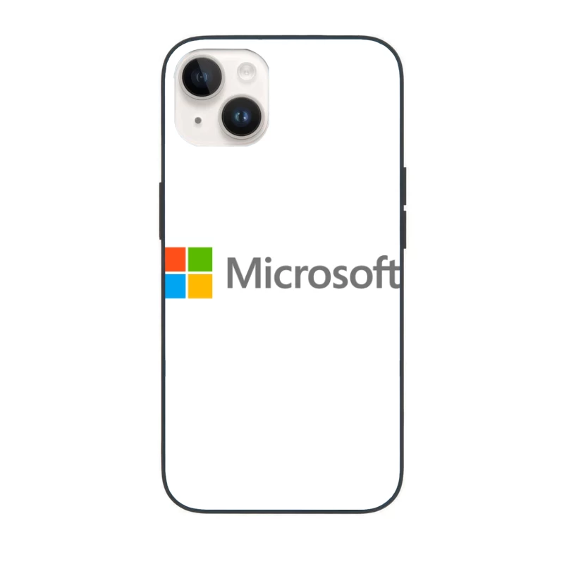 Microsoft Corporation Official Logo Design iPhone Case