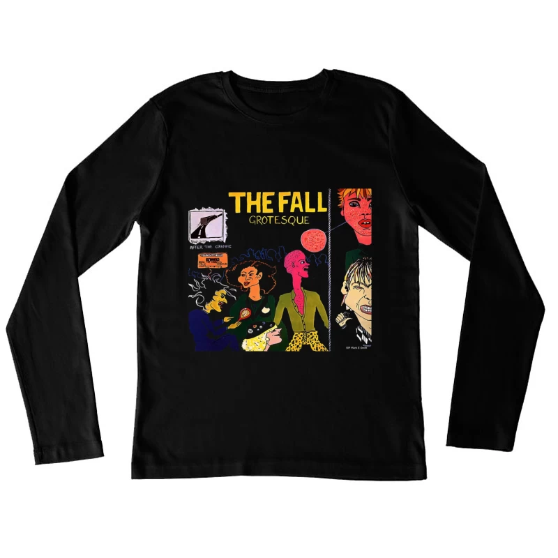 The Fall's "Grotesque" Post-Punk Album Cover Illustration Female Long Sleeve T-Shirt