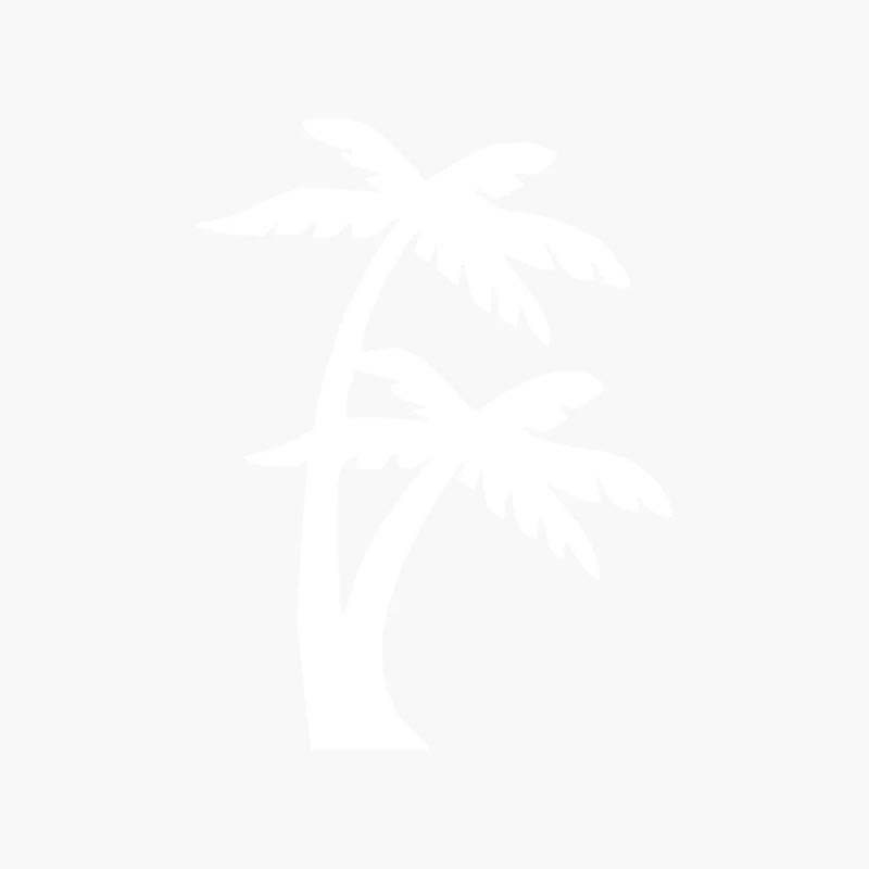 Palm Tree Sticker Vinyl Decal Tropical Island Beach Ocean Wall Car Window Cotton Tote Bag