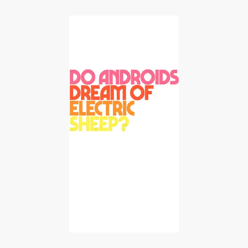 Do Androids Dream of Electric Sheep iPhone Case