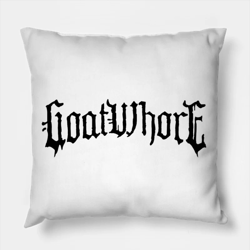 Goatwhore Logo Throw Pillow