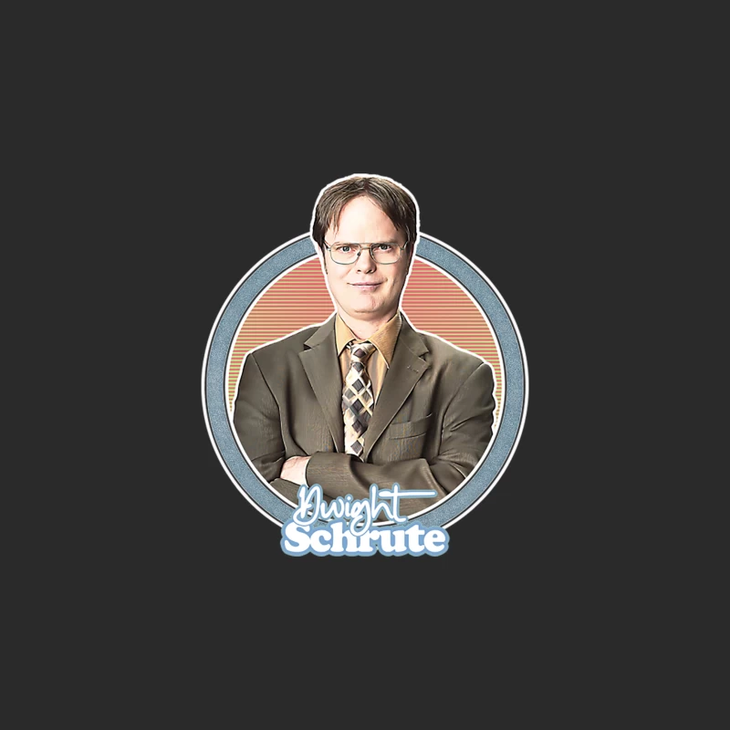 Dwight Schrute  Retro Fan Art Design Baseball Cap