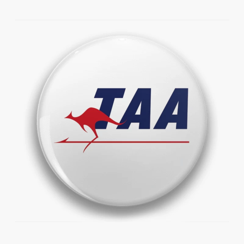 TAA (Trans Australia Airlines) Vintage Logo with Red Kangaroo Pin