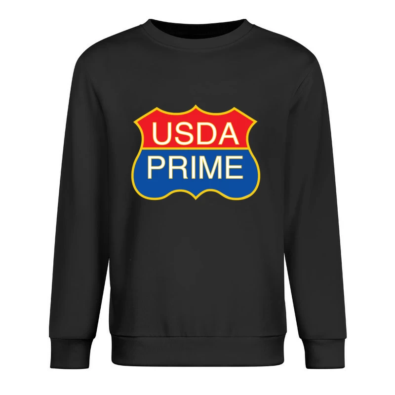 USDA PRIME GRADE Male Pullover Sweatshirt