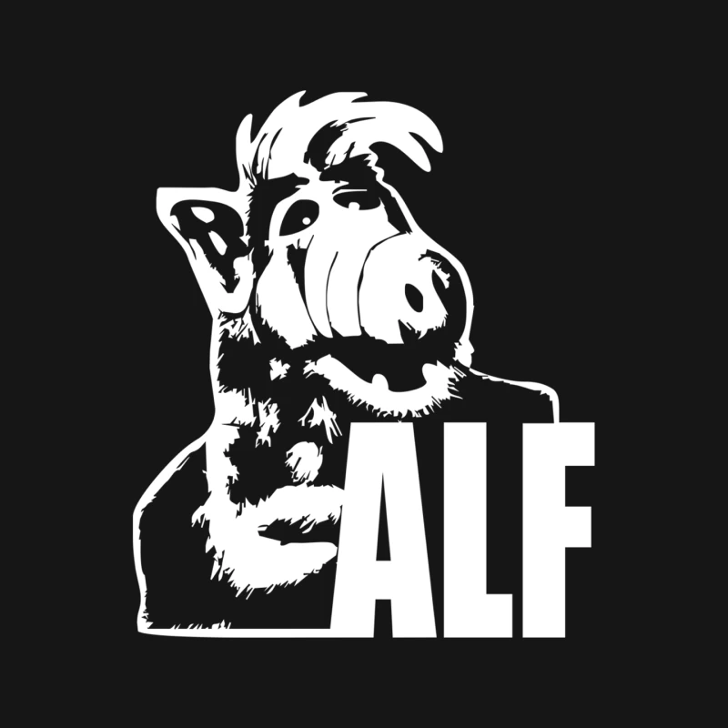 Alf  Fun Shirt Serie Kult Katze Außerirdisches Lustig Retro Klassik Mouse Pad