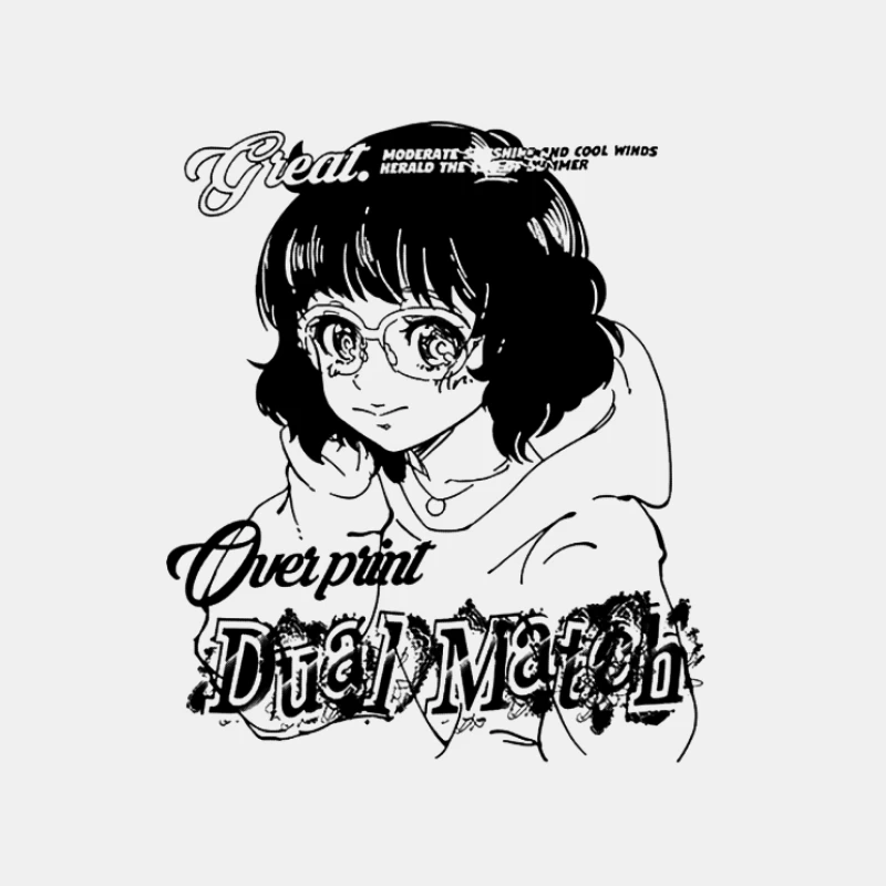 Mysteriöse Manga-Figur mit Brille Herren Tanktops