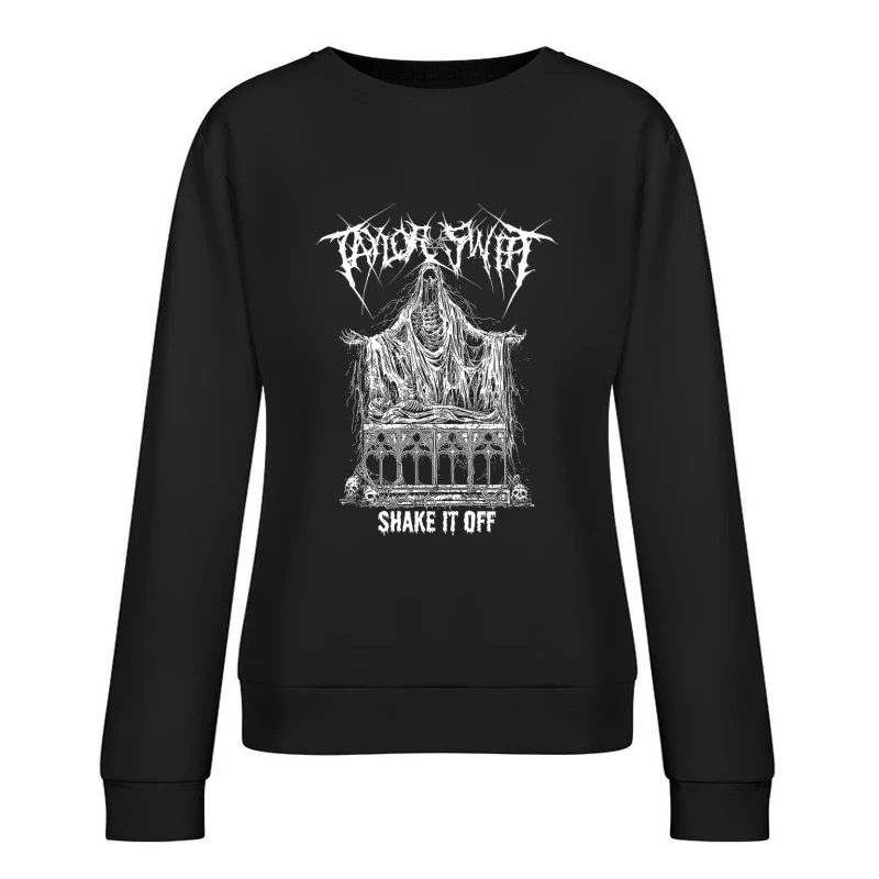 Taylor Swift Metal Shake It Off Female Pullover Sweatshirt