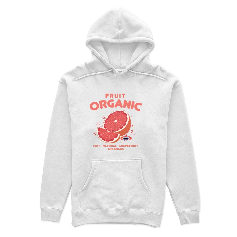 Organischer Grapefruit-Charakter-Entwurf Damen Pullover Hoodie