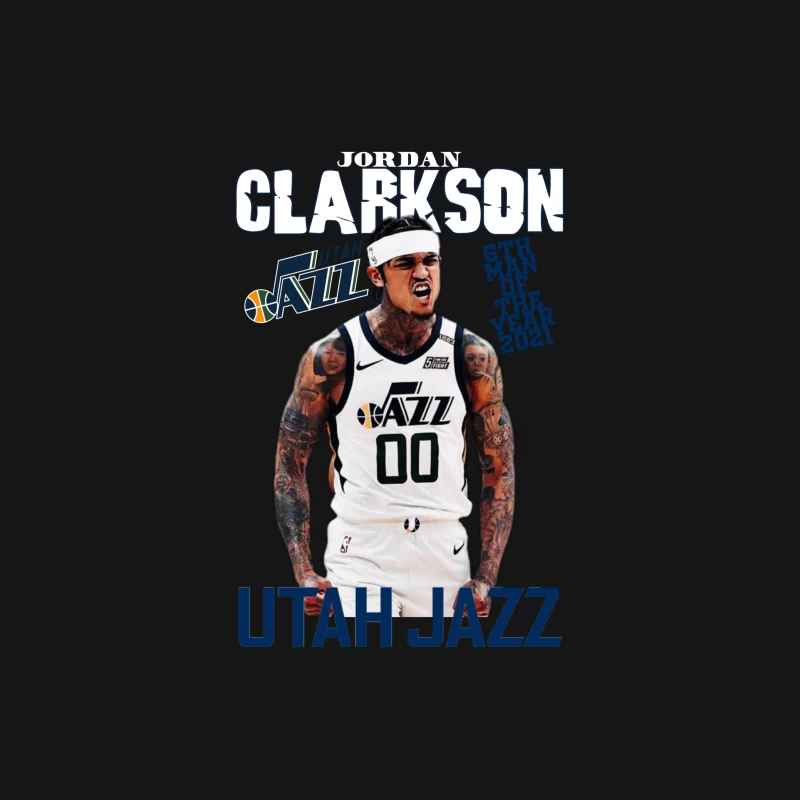 Jordan Clarkson of the Utah Jazz Male Long Sleeve T-Shirt