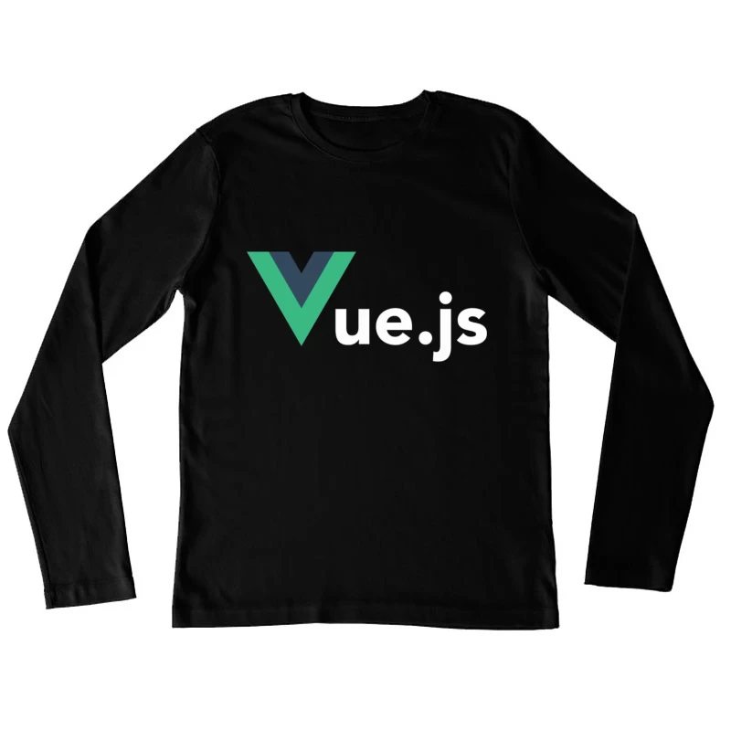 Vue.js JavaScript Frontend Framework Logo Female Long Sleeve T-Shirt