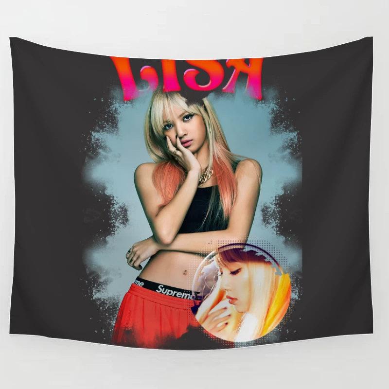 Fashion and Music Icon Tapestry