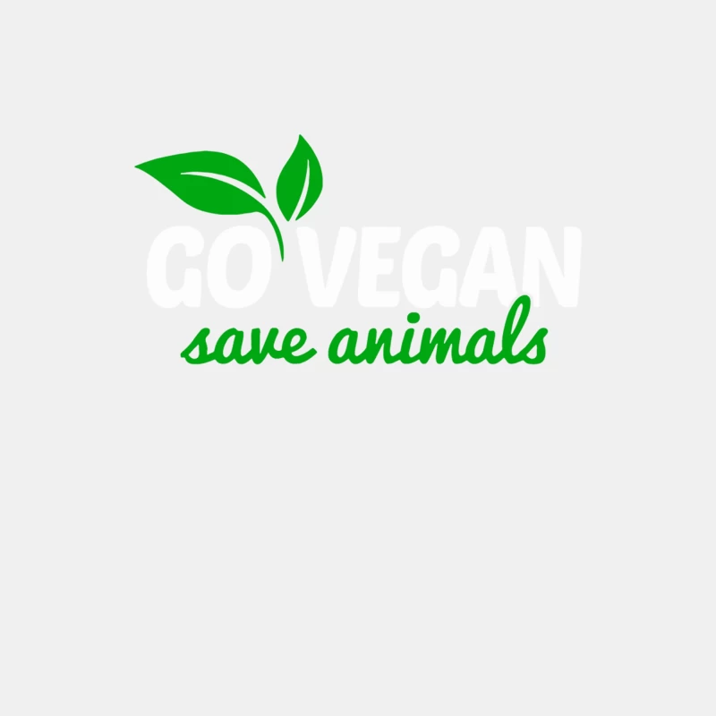 Go Vegan Save Animals Male Tank Top