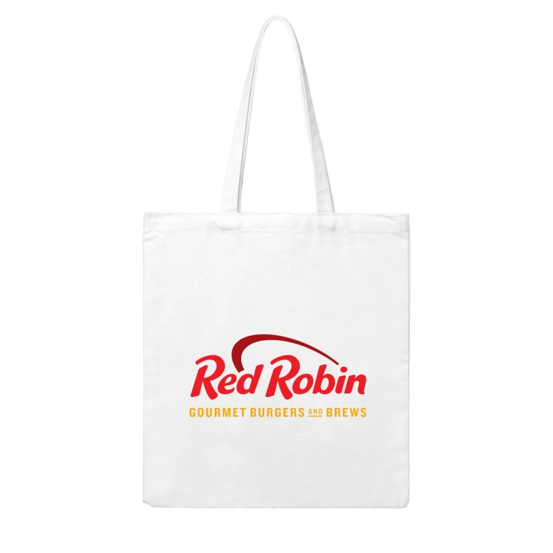 Red Robin Gourmet Burgers and Brews Restaurant Logo Cotton Tote Bag