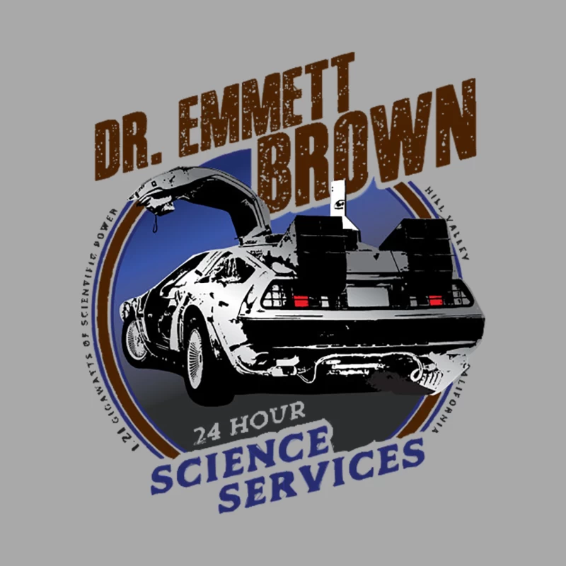 Dr. Emmett Brown Science Services Female Pullover Hoodie