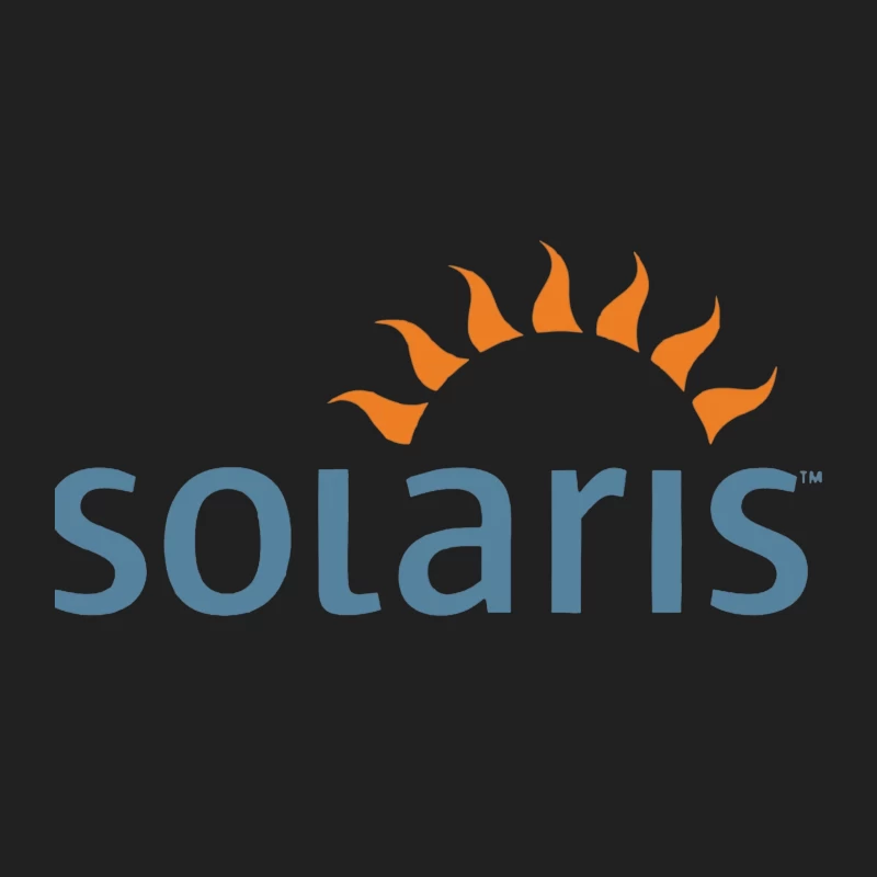 Solaris Operating System Logo with Sun Symbol Bucket Hat