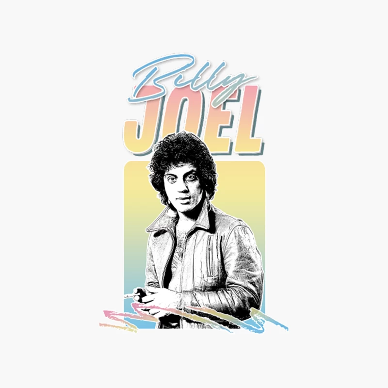 Billy Joel   Retro Style Fan Design Cotton Tote Bag