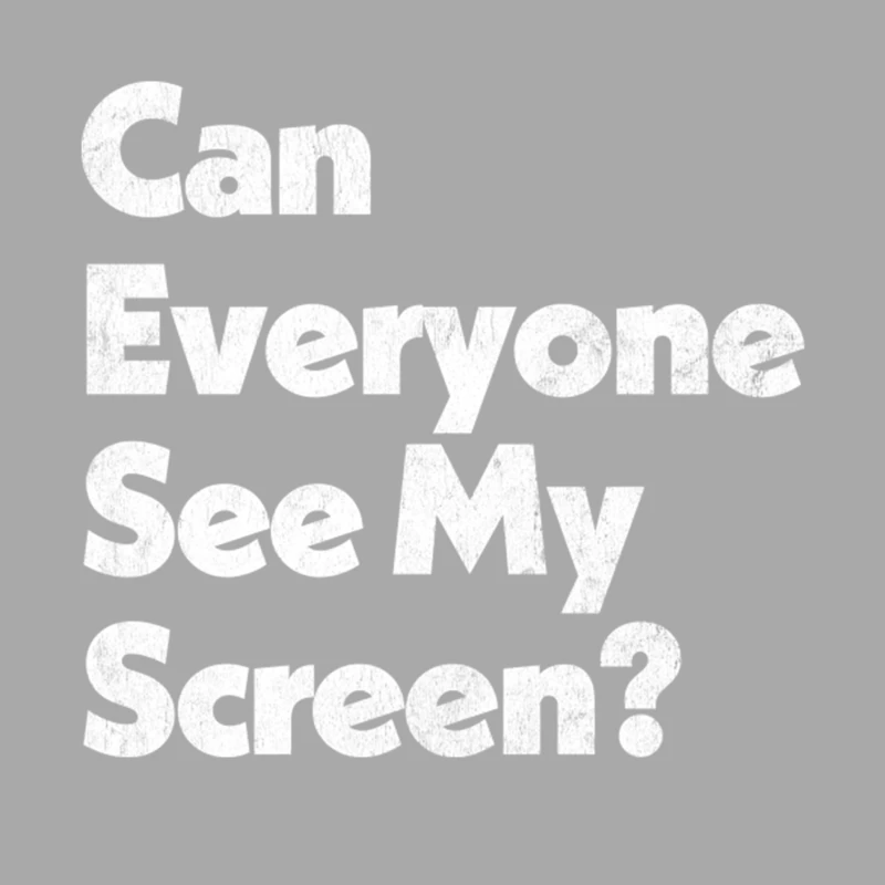 Can Everyone See My Screen Female Pullover Hoodie
