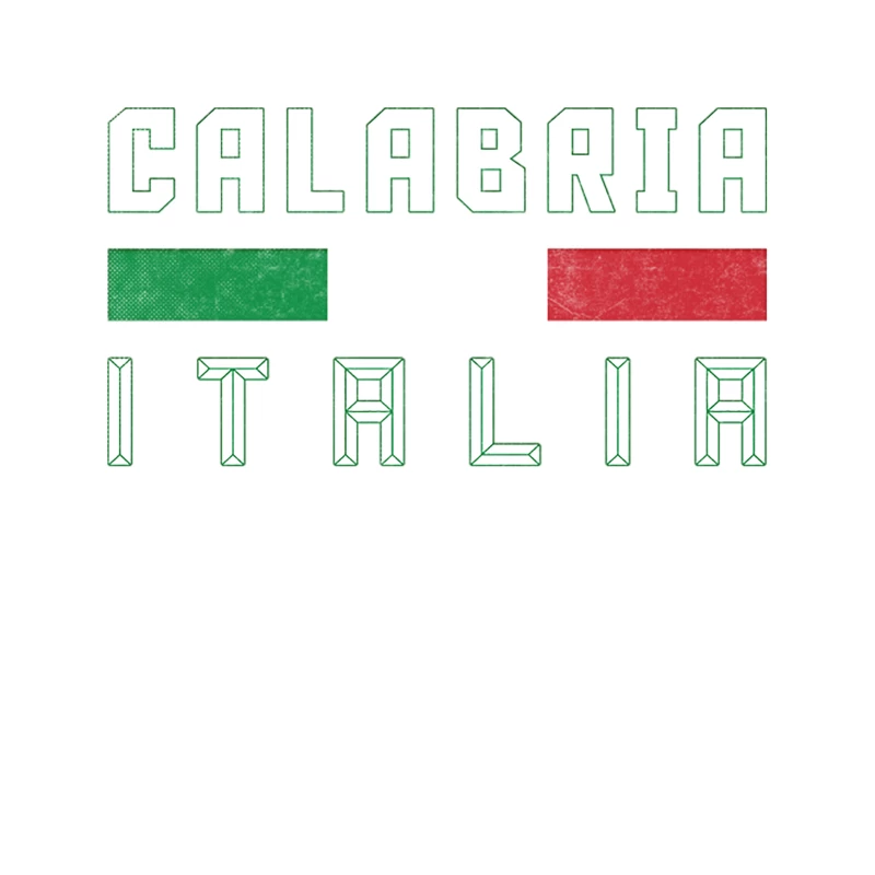 Calabria Italia  Italy Typography Design Tapestry