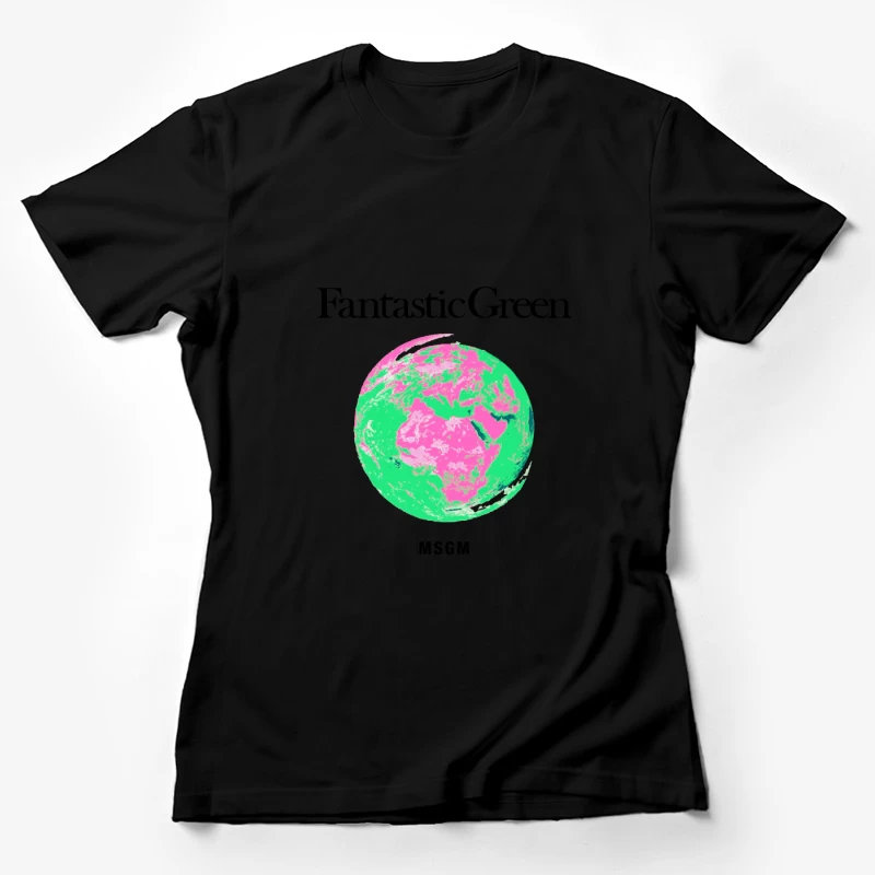 Bunte Erde Illustration Damen T-Shirt