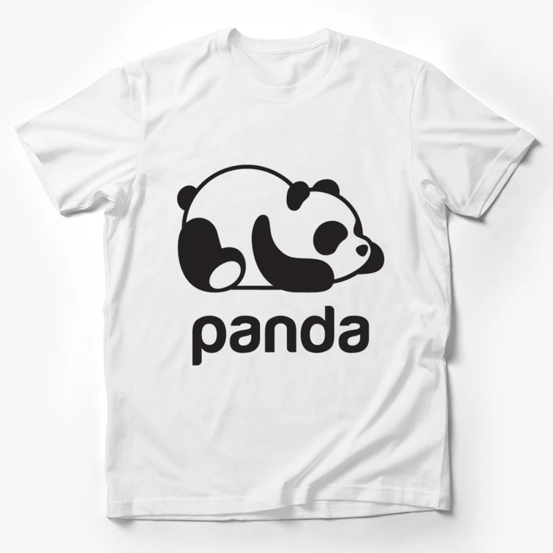 Schlafender Panda Logo Herren T-Shirt